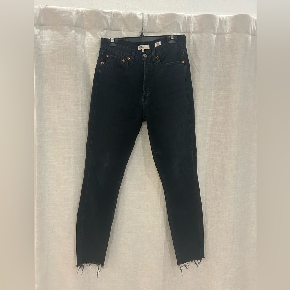 Re/Done Women's black Skinny Jeans